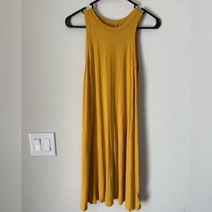 A New Day Yellow Midi Dress